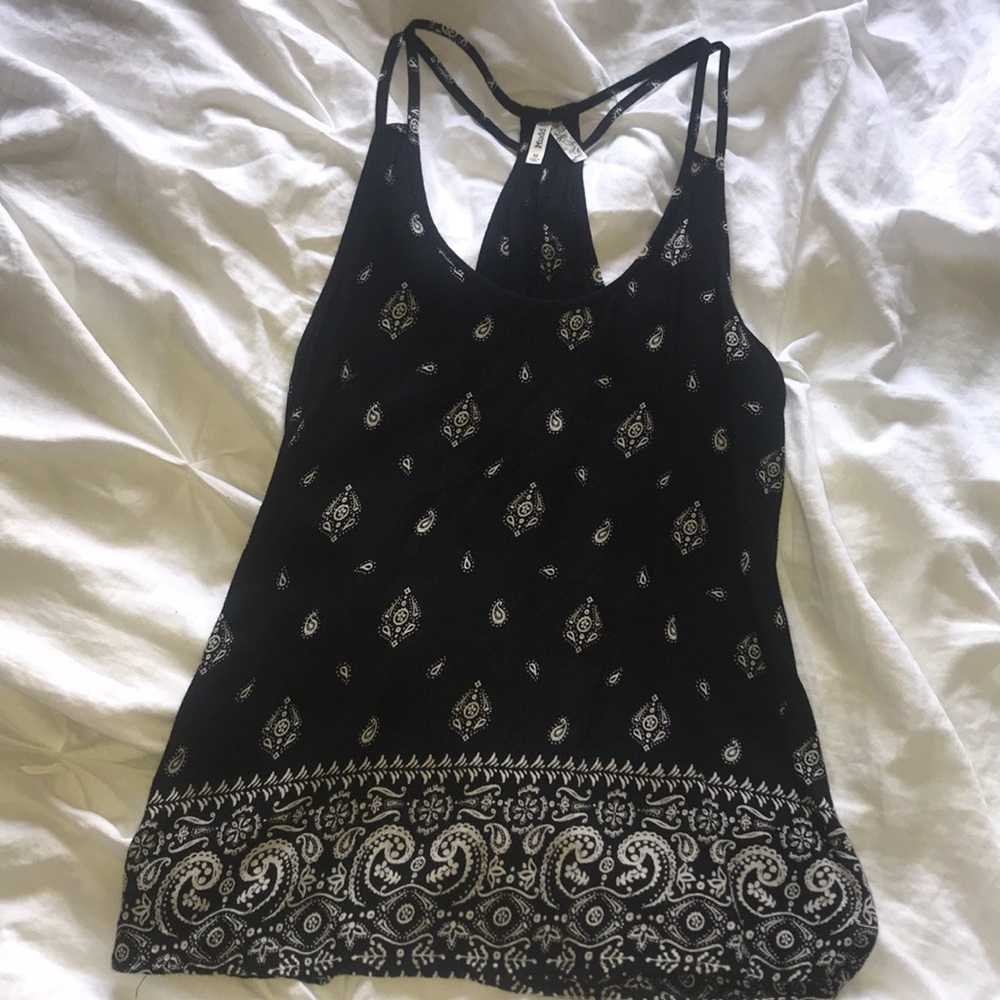 A black tank top